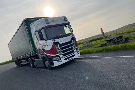 Glover lorry on the road